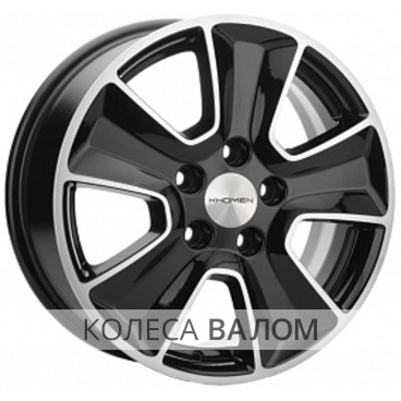 Khomen Wheels KHW1601 (16_Duster) 6.5x16 5x114.3 ET50 66.1 Black-FP